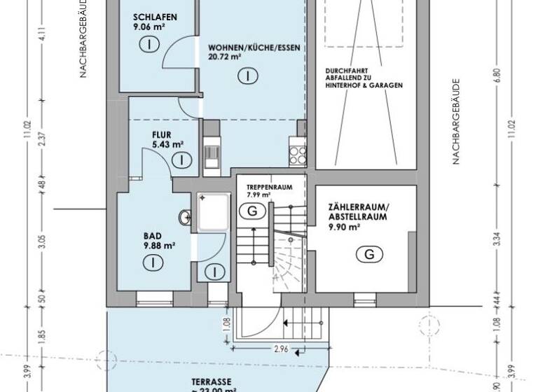 Terrassenwohnung zur Miete 495 € 2,5 Zimmer 48 m² Geschoss EG/2 frei ab 01.07.2026 Westerburg 56457