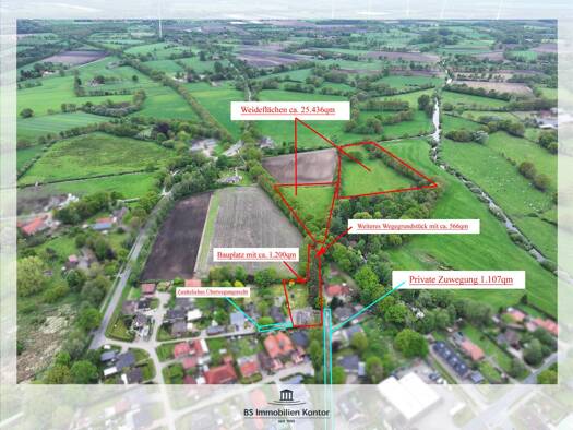 Grundstück zum Kauf 300.000 € 28.309 m² Grundstück Edewecht Edewecht 26188