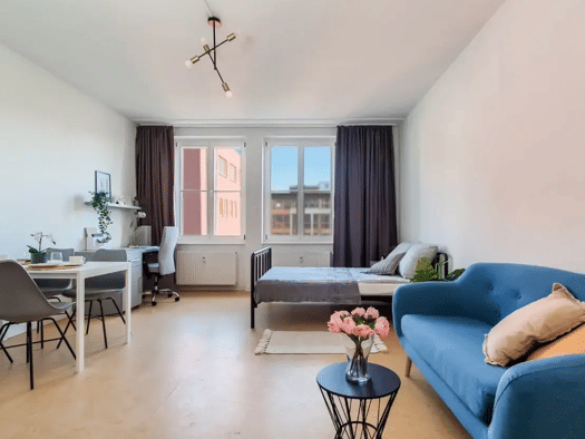 Studio zur Miete 859 € 1 Zimmer 40 m² Geschoss -1/5 frei ab 01.09.2026 Johannstadt-Süd Dresden 01307