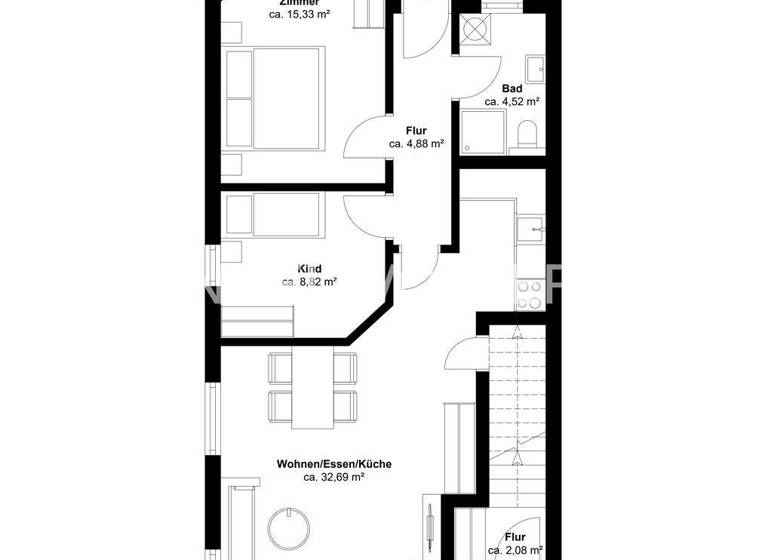 Mehrfamilienhaus zum Kauf 1.100.000 € 9 Zimmer 214 m² 209 m² Grundstück Wandsbek Hamburg 22047
