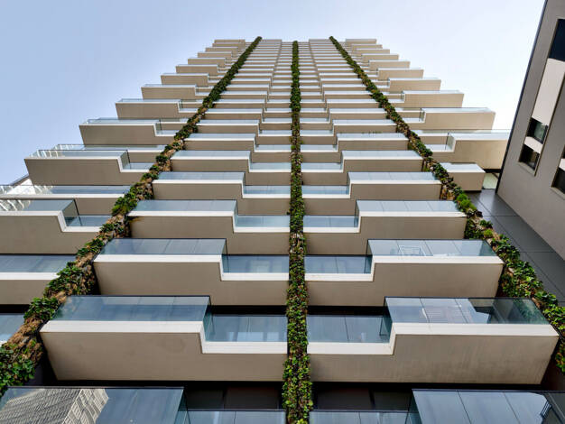 Wohnung zum Kauf - Neubau provisionsfrei 590.000 € 2 Zimmer 60,8 m² 24. Geschoss Europa-Allee Gallus Innenstadt I 60327