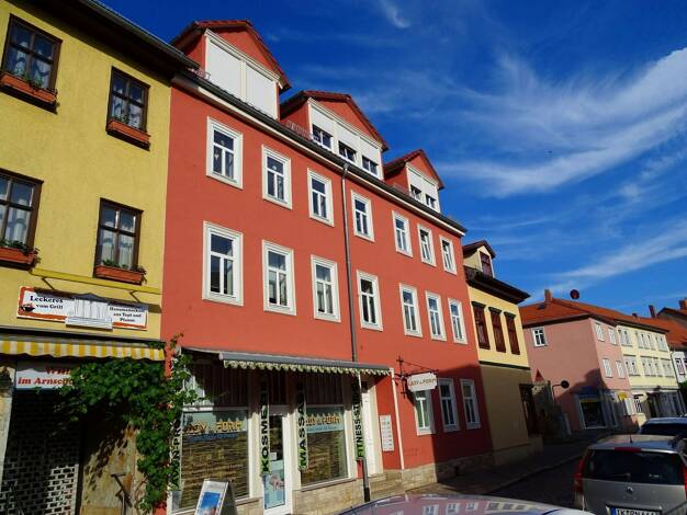 Wohnung zur Miete 430 € 2 Zimmer 44,7 m² 2. Geschoss frei ab sofort Rosenstr. 39 Arnstadt 99310