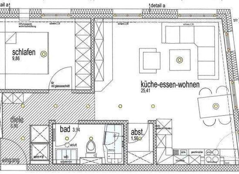 Wohnung zur Miete 600 € 2 Zimmer 47,1 m² 2. Geschoss frei ab 01.03.2026 Neumarkt Neumarkt in der Oberpfalz 92318