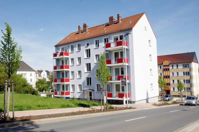 Wohnung zur Miete 239 € 2 Zimmer 48,5 m² 2. Geschoss Kaiserstraße 22 Bahnhofsvorstadt Plauen 08523