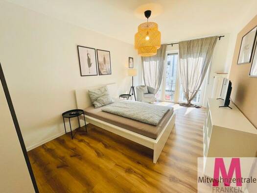 Wohnung zur Miete Wohnen auf Zeit 780 € 1 Zimmer 34 m² frei ab sofort Tafelhof Nürnberg 90443