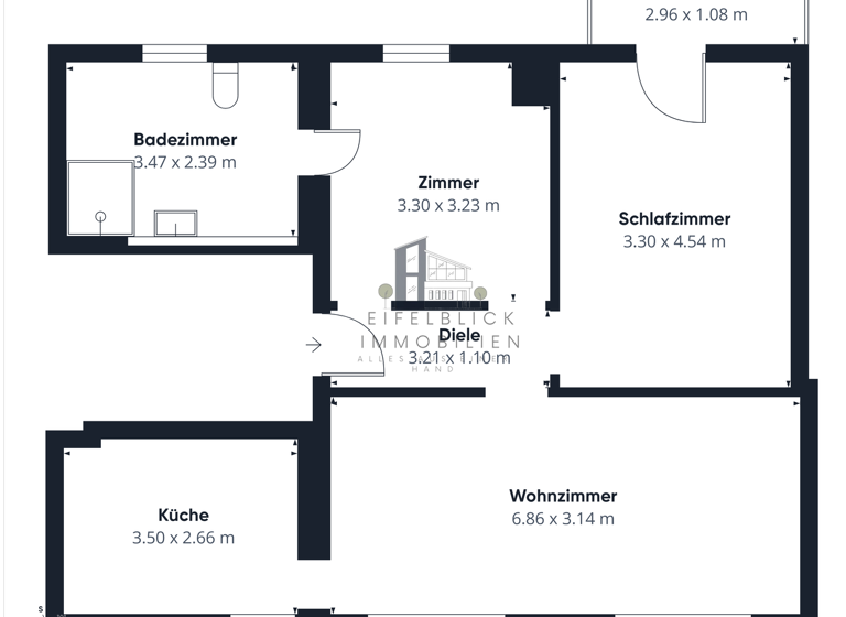 Wohnung zur Miete 700 € 3 Zimmer 69 m² 2. Geschoss Gerolstein 54568