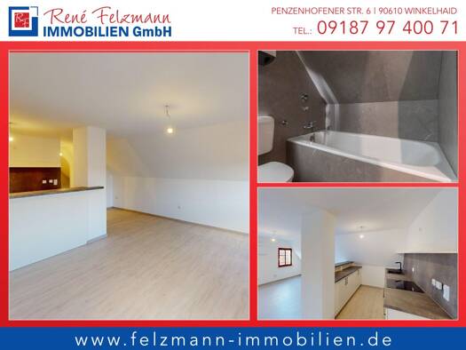Wohnung zur Miete 440 € 1,5 Zimmer 49 m² 3. Geschoss Altdorf Altdorf bei Nürnberg 90518
