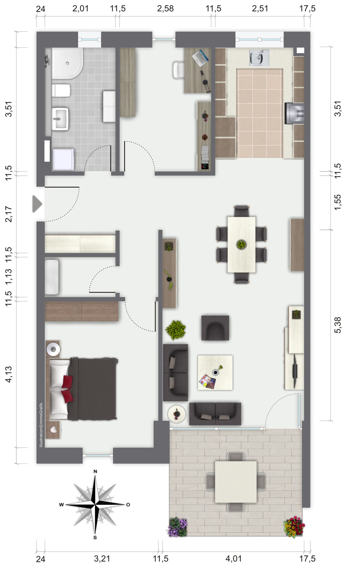 Wohnung zum Kauf 389.000 € 3 Zimmer 77 m²<br/>Wohnfläche Heiligenhafen 23774