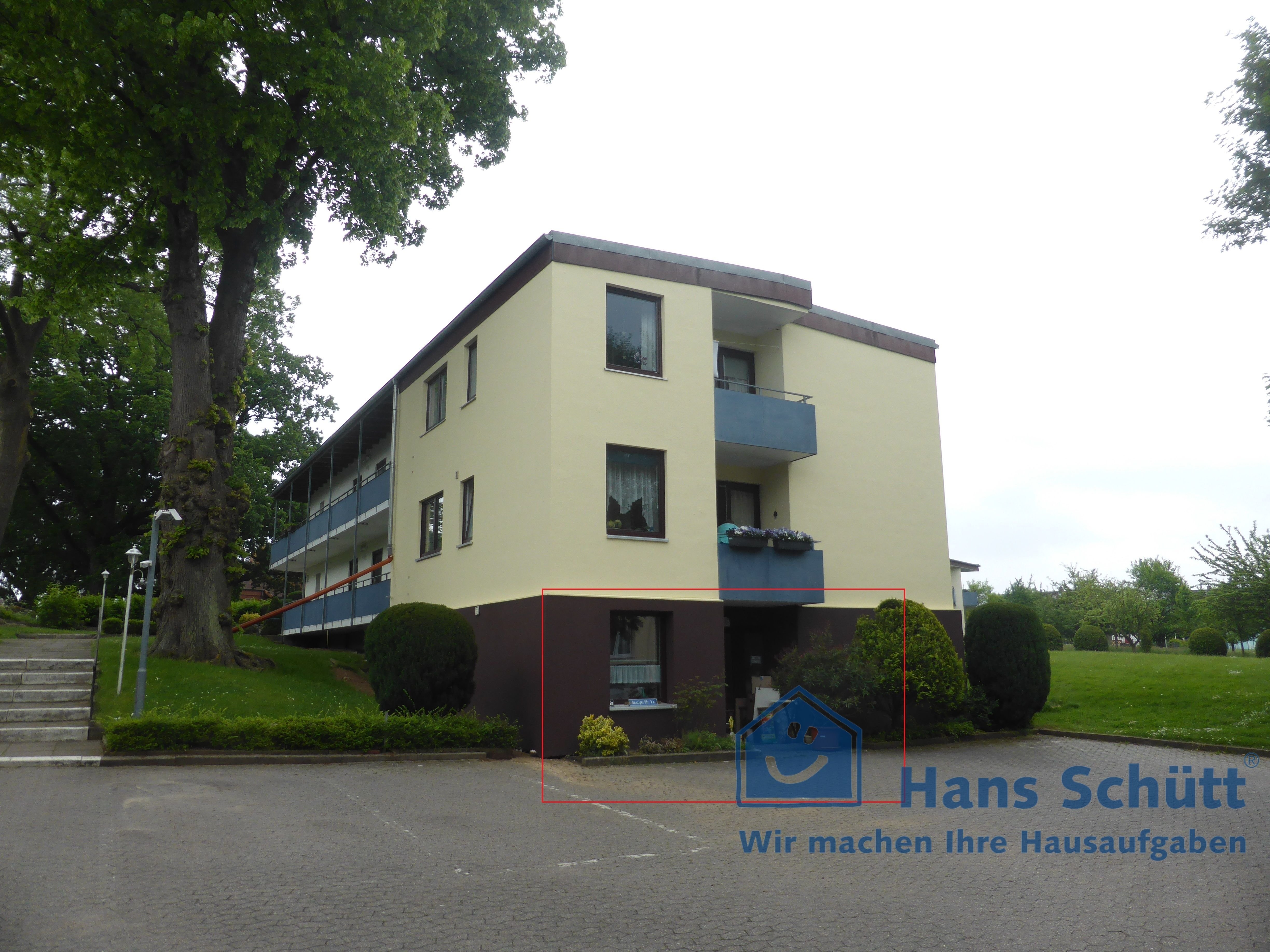 Wohnung zur Miete 520 € 3 Zimmer 61,7 m²<br/>Wohnfläche EG<br/>Geschoss Danziger Str. 3a Stift Altenholz-Stift 24161