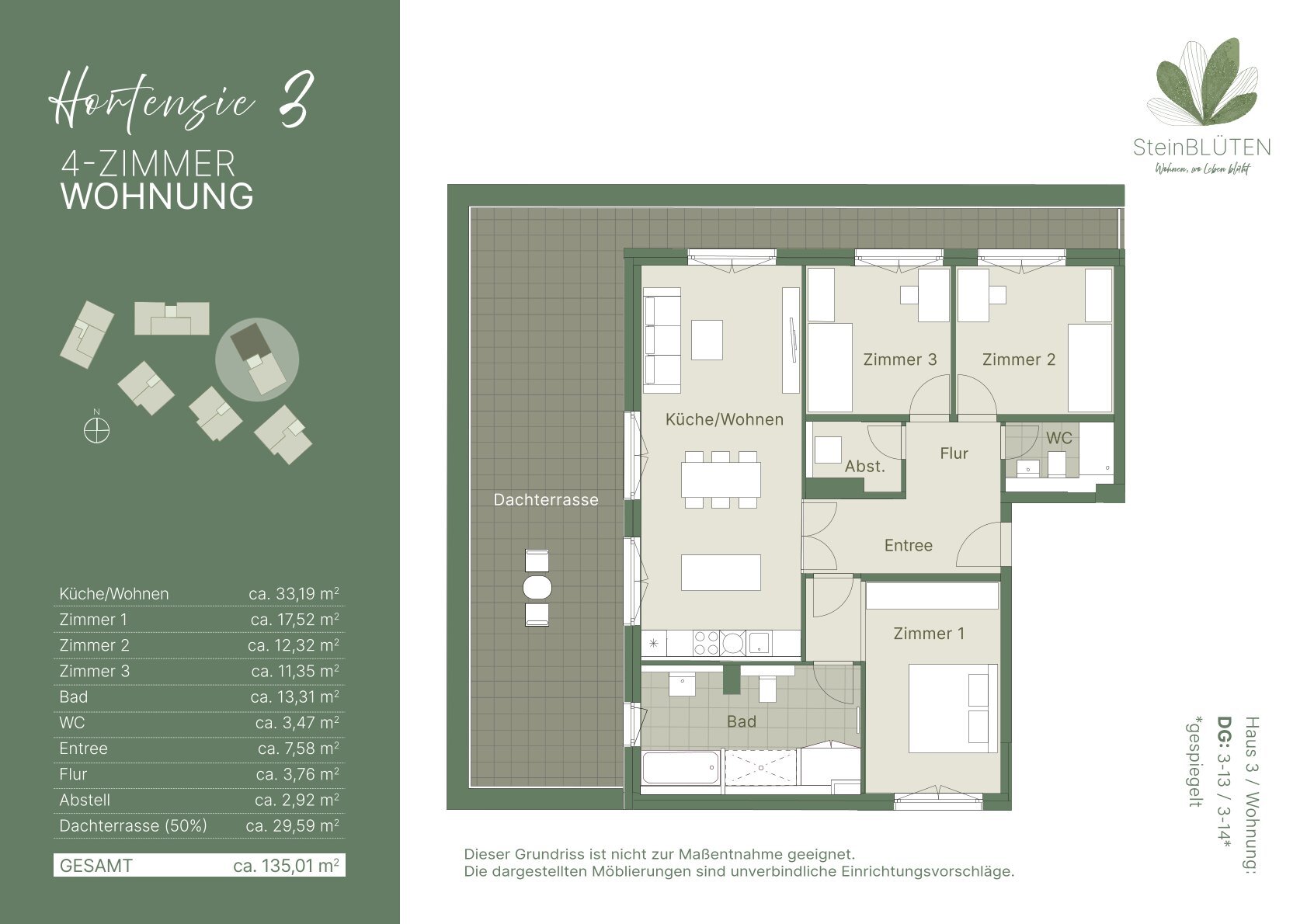 Wohnung zum Kauf provisionsfrei 845.900 € 4 Zimmer 135 m²<br/>Wohnfläche 4.<br/>Geschoss Deutenbacher Straße 3 Stein Stein 90547