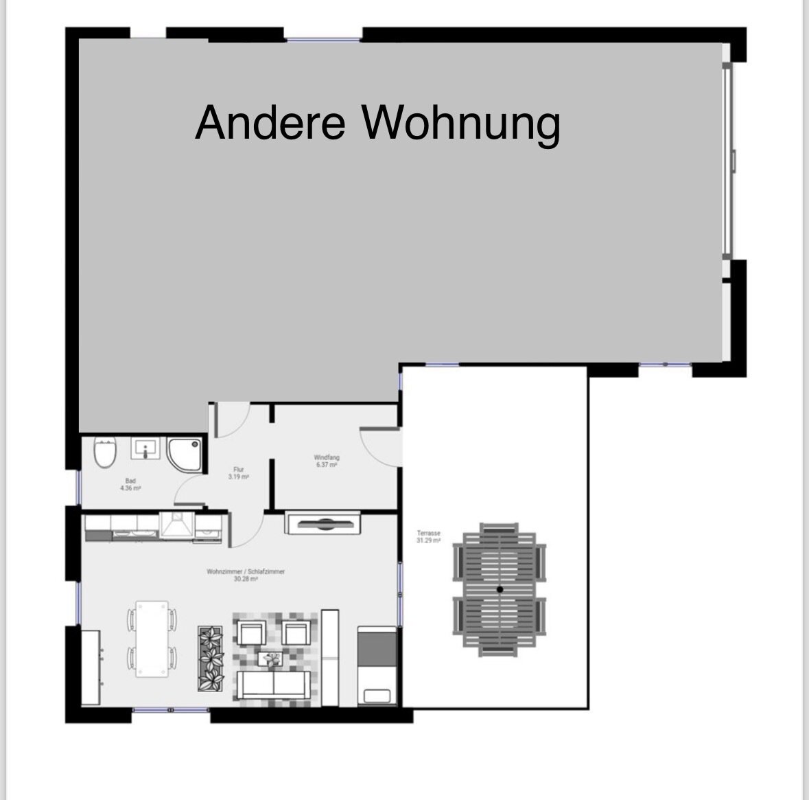 Wohnung zur Miete 380 € 59 m²<br/>Wohnfläche EG<br/>Geschoss ab sofort<br/>Verfügbarkeit An den Drei Pfosten 33 (Alt-) Siegen - Wellersberg Siegen 57072