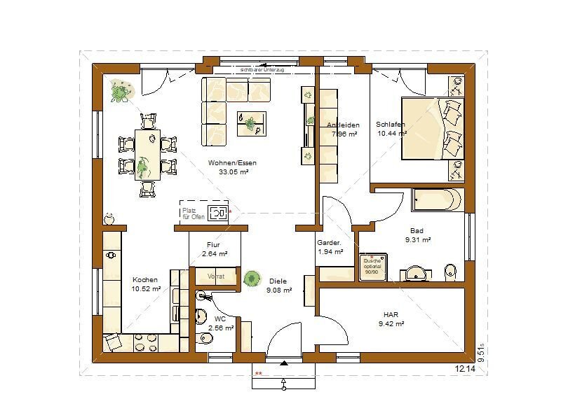 Bungalow zum Kauf provisionsfrei 438.100 € 2 Zimmer 97 m²<br/>Wohnfläche 821 m²<br/>Grundstück Nieder-Werbe Waldeck 34513