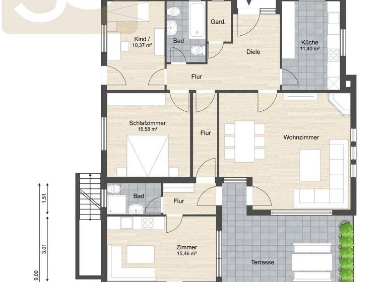 Einfamilienhaus zum Kauf 179.000 € 5 Zimmer 135 m² 669 m² Grundstück Tiergartenbreite Wolfsburg 38448