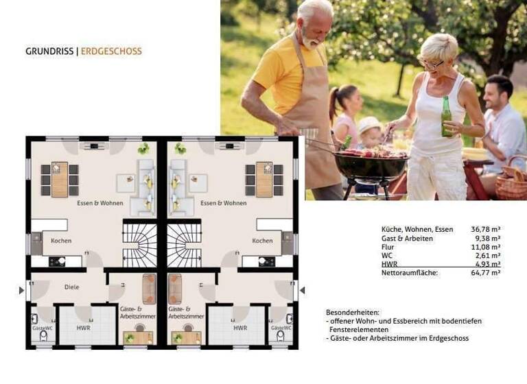 Doppelhaushälfte zum Kauf provisionsfrei 300.000 € 5 Zimmer 126 m² 350 m² Grundstück Beyendorf-Sohlen Magdeburg 39122
