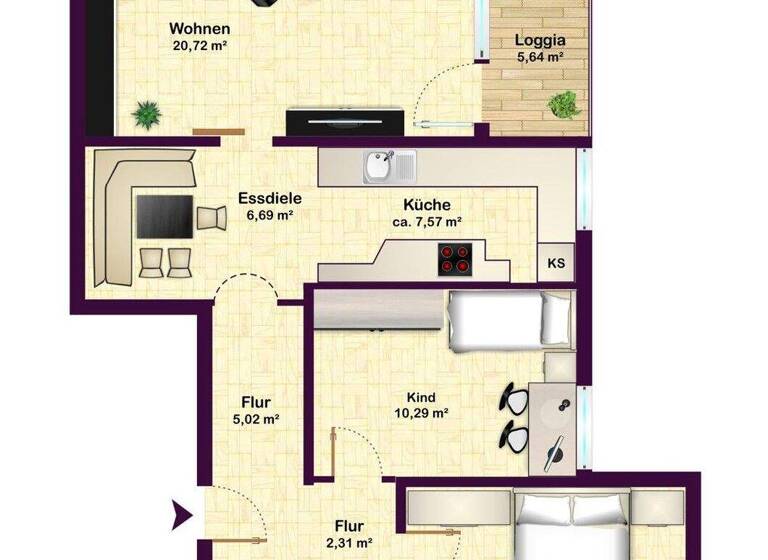 Wohnung zum Kauf 329.000 € 3 Zimmer 72 m² Neufahrn Neufahrn bei Freising 85375