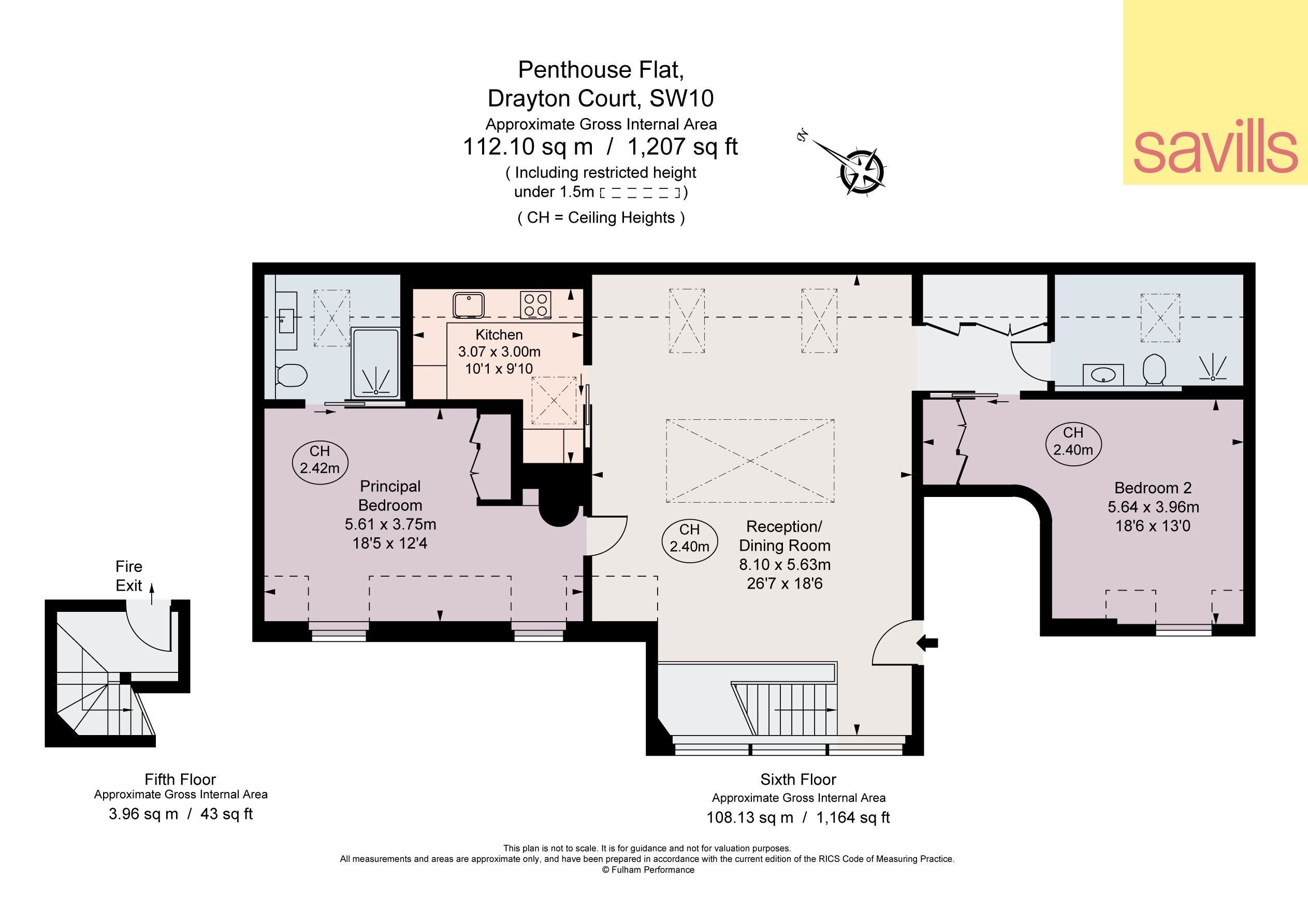 Penthouse zum Kauf provisionsfrei 2.367.828 € 3 Zimmer 112,1 m²<br/>Wohnfläche London SW10 9RQ