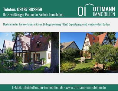 Einfamilienhaus zum Kauf 759.000 € 8 Zimmer 243 m² 1.056 m² Grundstück frei ab sofort Winkelhaid Winkelhaid b Nürnberg, Mittelfr 90610