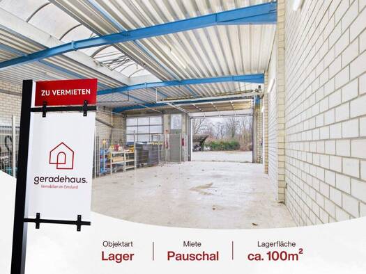Lagerhalle zur Miete 700 € 100 m² Lagerfläche Lingen Lingen / Laxten 49809