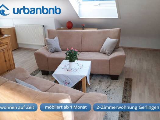 Wohnung zur Miete auf Zeit 1.300 € 2 Zimmer 45 m² frei ab 31.12.2026 Ganswiesenweg Gerlingen 70839