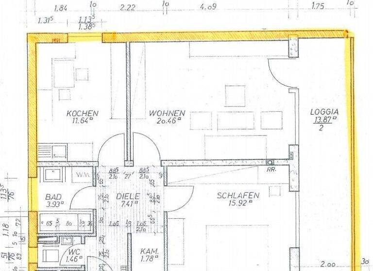 Wohnung zum Kauf 180.000 € 2 Zimmer 69,5 m² 3. Geschoss Burghausen 84489