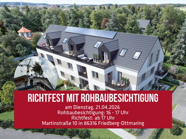 Wohnung zum Kauf 396.130 € 2 Zimmer 65,2 m² Ottmaring Friedberg / Ottmaring 86316