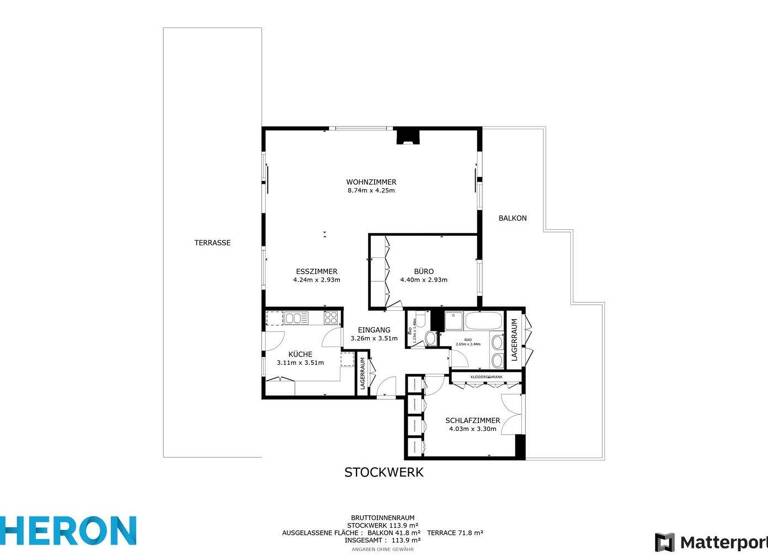 Penthouse zum Kauf 599.000 € 3 Zimmer 146 m² 2. Geschoss Gerlingen / Schillerhöhe 70839