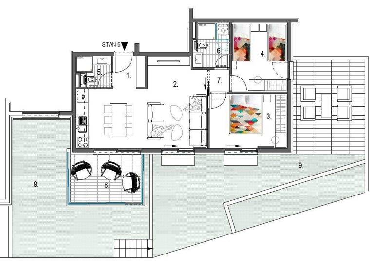 Wohnung zum Kauf - Erstbezug 510.055 € 3 Zimmer 63,4 m² Primosten 22202