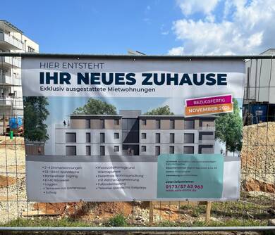 Terrassenwohnung zur Miete - Neubau 1.138 € 3 Zimmer 84,3 m² EG frei ab sofort Pruppacher Weg 22 Roth Roth 91154