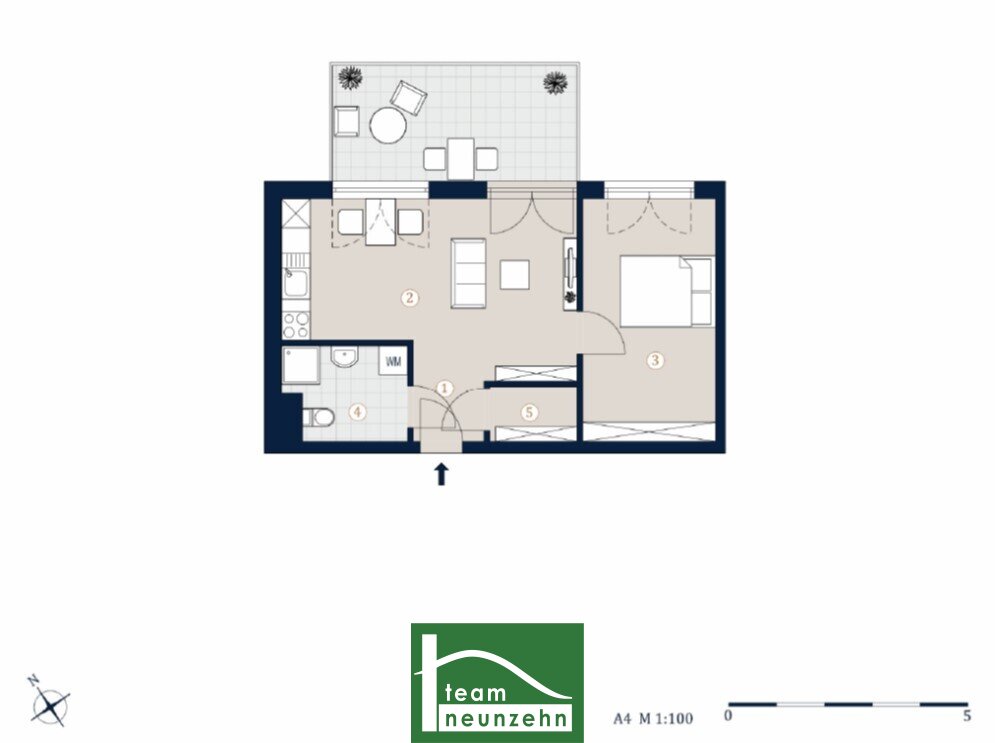 Wohnung zum Kauf 284.032 € 2 Zimmer 45 m²<br/>Wohnfläche 1.<br/>Geschoss Wien 1220