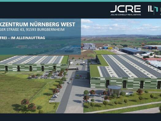 Logistikzentrum zur Miete provisionsfrei 27.000 m² Lagerfläche teilbar ab 11.000 m² Burgbernheim 91593