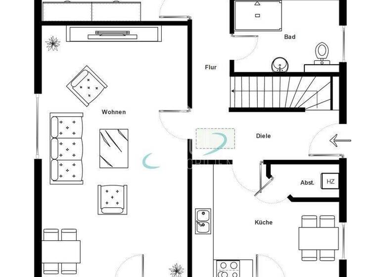 Bungalow zum Kauf 449.000 € 3 Zimmer 106,8 m² 780 m² Grundstück Ammertsweiler Mainhardt / Ammertsweiler 74535