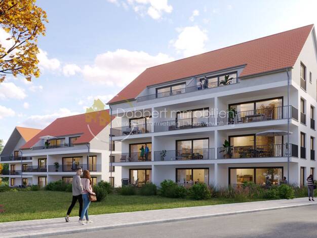 Wohnung zum Kauf - Erstbezug provisionsfrei 265.500 € 2 Zimmer 51,2 m² EG Siebenkniestraße Murrhardt Murrhardt 71540