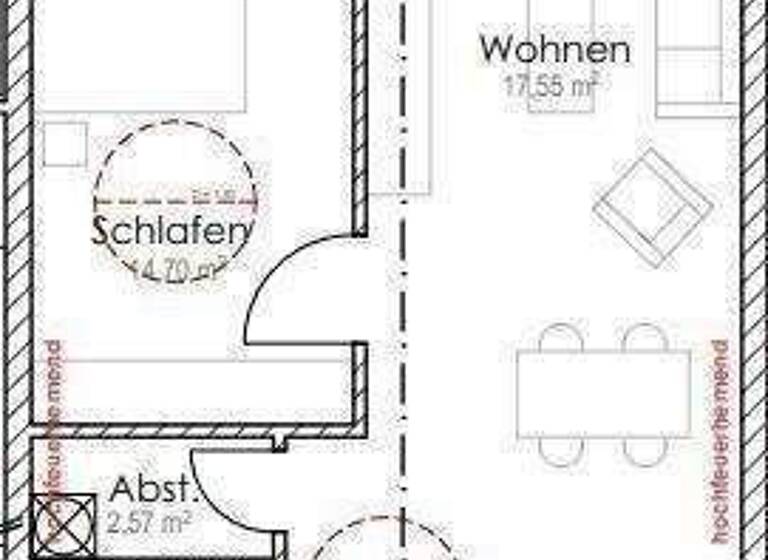 Wohnung zur Miete 790 € 2,5 Zimmer 61,7 m² 1. Geschoss frei ab 01.05.2026 Röhlinghausen Herne 44651