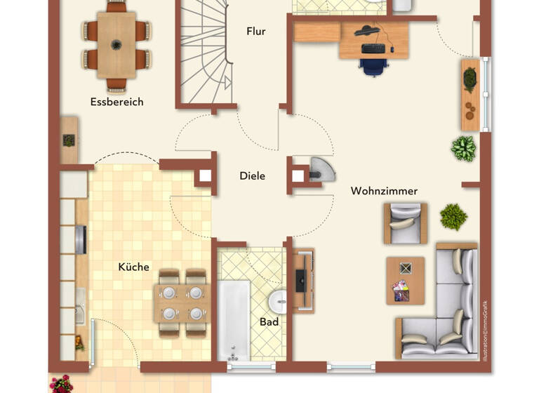 Mehrfamilienhaus zum Kauf 399.000 € 12 Zimmer 252 m²<br/>Wohnfläche 700 m²<br/>Grundstück Büchenbach Büchenbach 91186