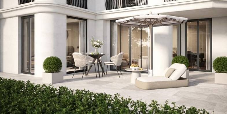 Terrassenwohnung zum Kauf provisionsfrei 1.790.000 € 2 Zimmer 90,5 m² EG Elvirastraße 17 Neuhausen-Nymphenburg München 80636