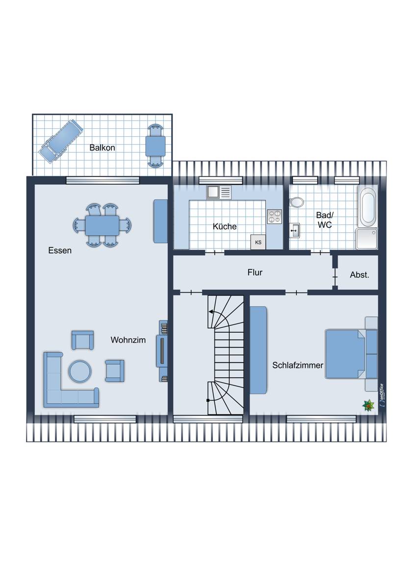 Wohnung zur Miete 700 € 2 Zimmer 83 m²<br/>Wohnfläche EG<br/>Geschoss ab sofort<br/>Verfügbarkeit Isselburg Isselburg 46419