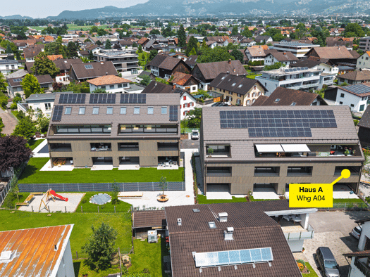 Terrassenwohnung zum Kauf - Erstbezug 545.000 € 3 Zimmer 77,8 m² Ringstraße 19 Feldkirch 6800