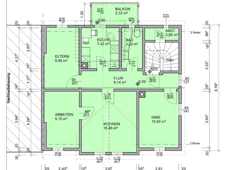 Wohnung zum Kauf 180.000 € 4 Zimmer 68 m² Gotha 99867