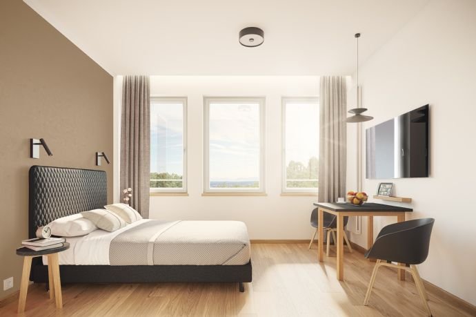 Apartmenthaus zum Kauf provisionsfrei als Kapitalanlage geeignet 214.918 € 1 Zimmer 18,2 m²<br/>Fläche Münchner Str. 14 Unterföhring 85774