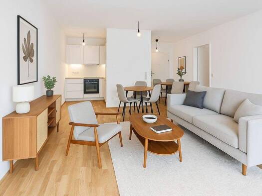 Wohnung zur Miete - Erstbezug 926 € 2 Zimmer 40,7 m² 3. Geschoss frei ab sofort St. Veit-Gasse 25 Wien 1130