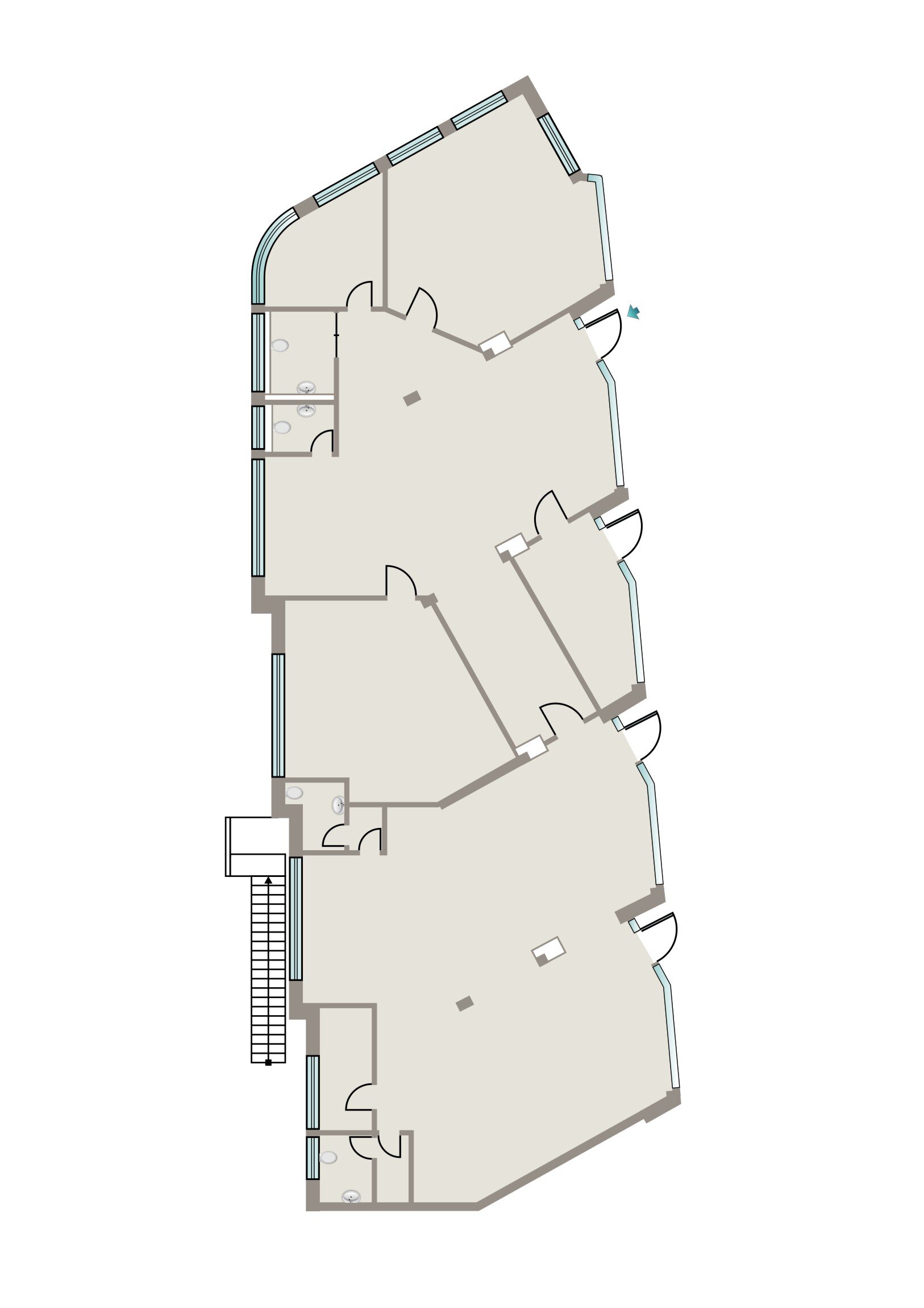 Büro-/Praxisfläche zur Miete provisionsfrei 301,8 m²<br/>Bürofläche Robert-Geritzmann-Höfe 4 Feldmark Gelsenkirchen 45883