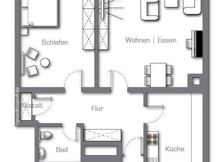 Wohnung zur Miete 790 € 2 Zimmer 64 m² Geschoss 3/4 Sebald Nürnberg 90403