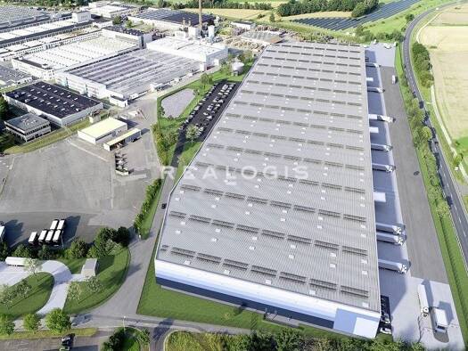 Halle/Industriefläche zur Miete - Erstbezug provisionsfrei 18.350 m² Lagerfläche teilbar ab 8.500 m² Haarbrücken Neustadt b.Coburg 96465