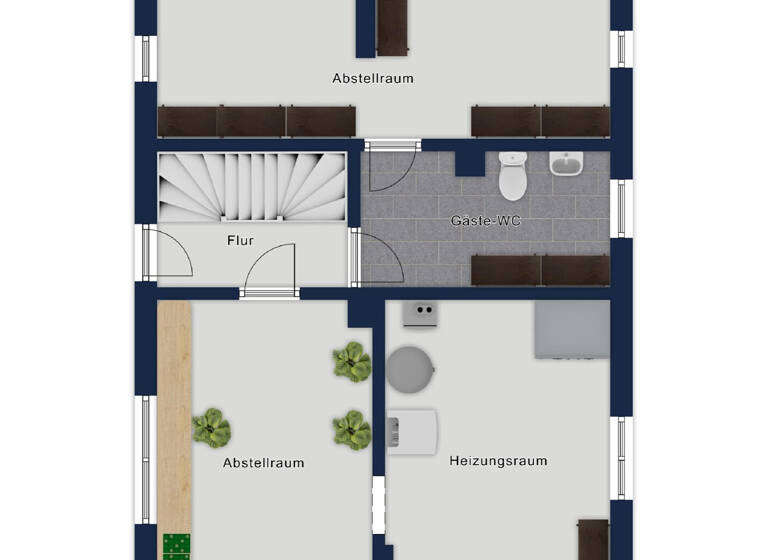 Mehrfamilienhaus zum Kauf 349.000 € 6 Zimmer 132 m² 1.489 m² Grundstück Wössingen Walzbachtal / Wössingen 75045