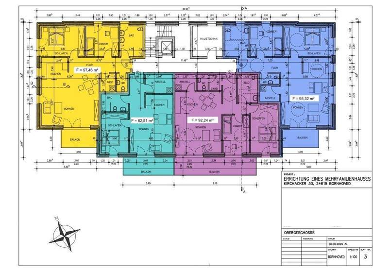 Wohnung zum Kauf - Erstbezug provisionsfrei 339.000 € 3 Zimmer 92,2 m² Bornhöved 24619