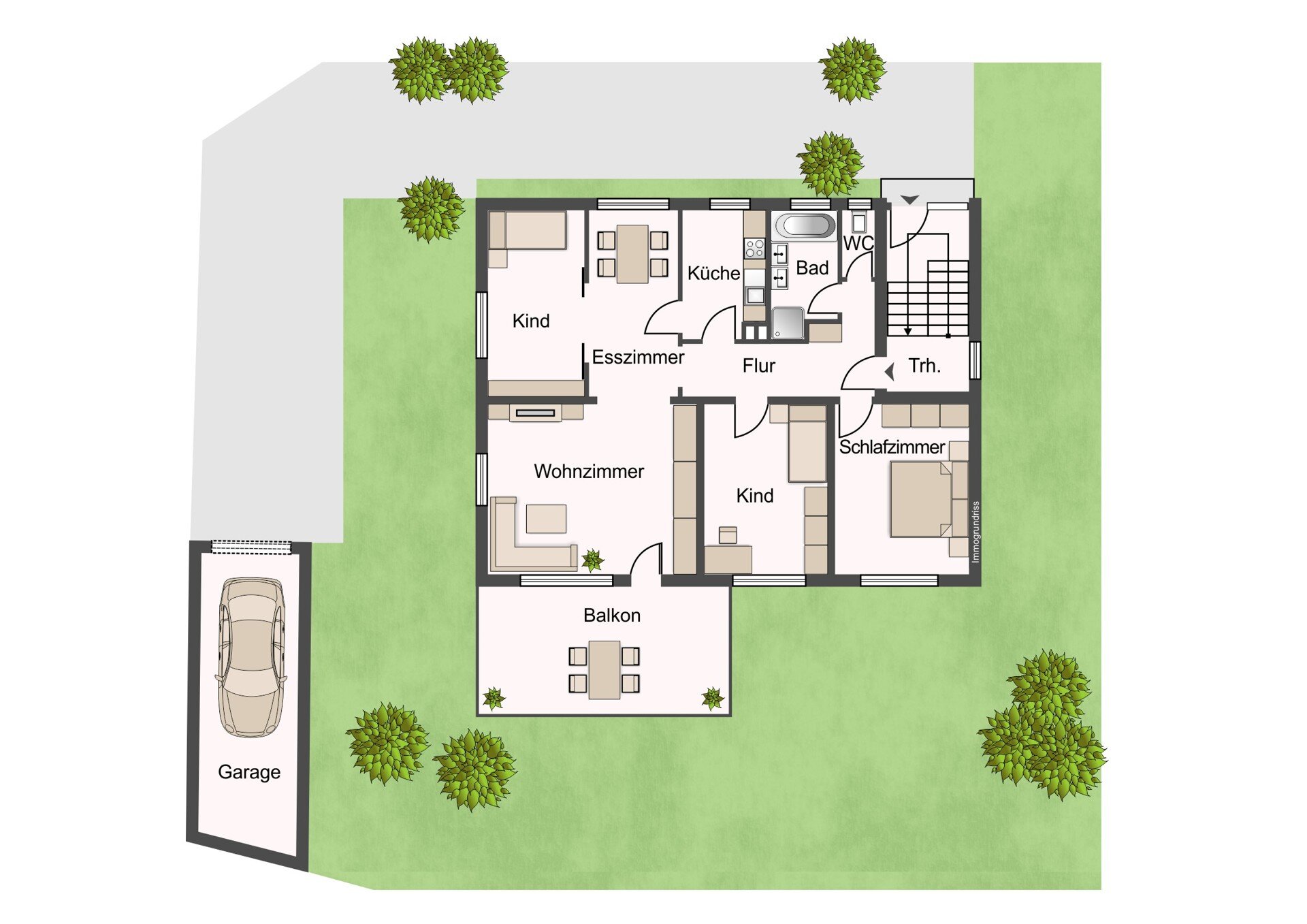 Wohnung zum Kauf 319.000 € 4 Zimmer 100 m²<br/>Wohnfläche 1.<br/>Geschoss Hochdorf 411 Remseck am Neckar / Hochdorf 71686