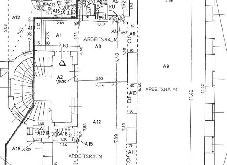 Büro zur Miete 13 € 1 Zimmer Wien 1070