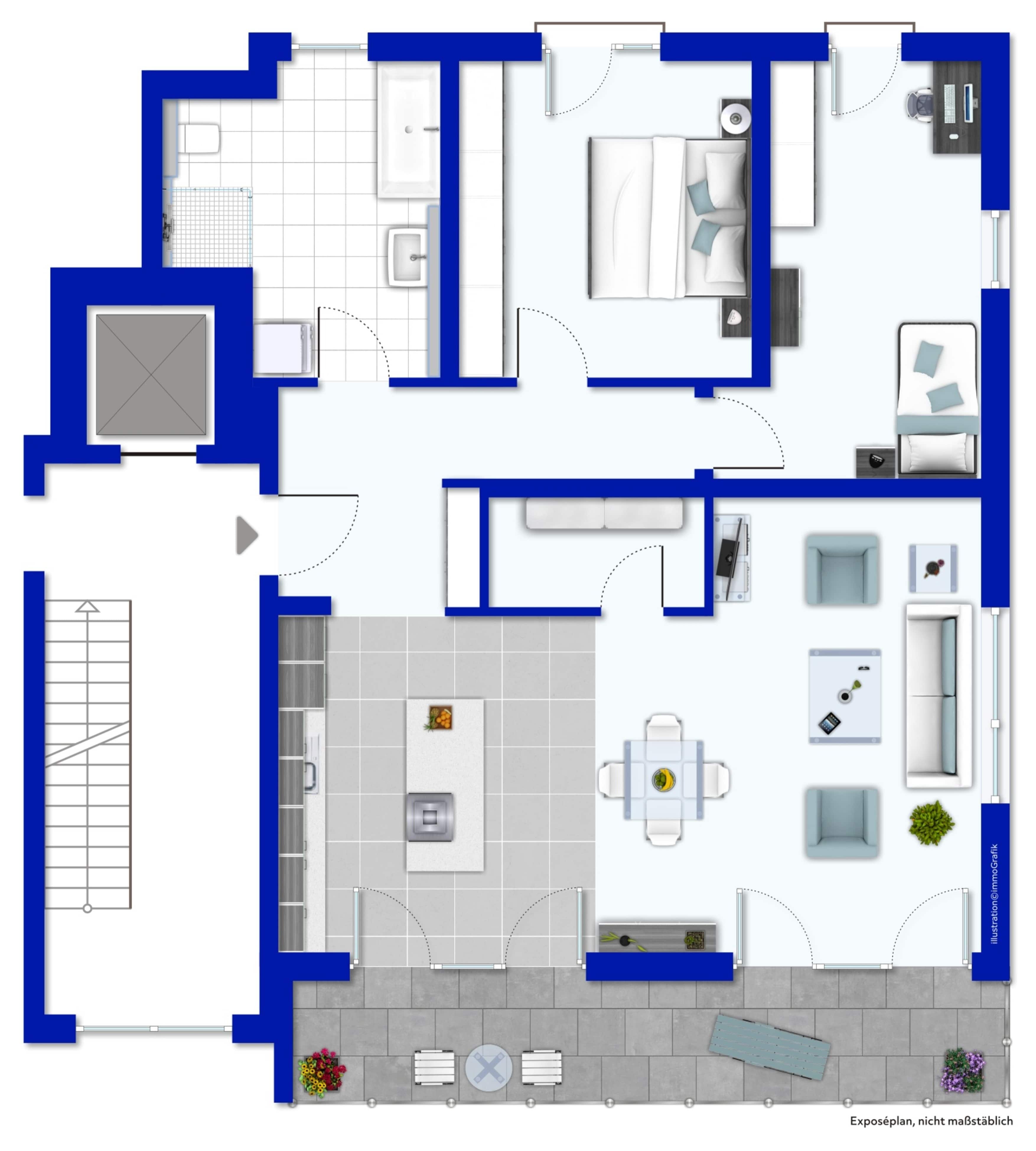 Wohnung zum Kauf provisionsfrei 454.992 € 3 Zimmer 105 m²<br/>Wohnfläche Gerolzhofen Gerolzhofen 97447