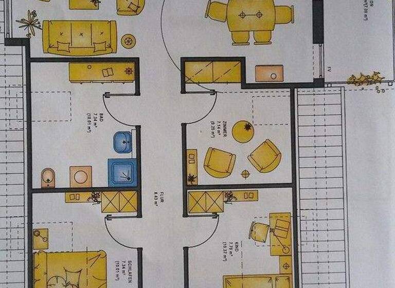 Wohnung zum Kauf provisionsfrei 206.000 € 4 Zimmer 76 m² 3. Geschoss frei ab 01.05.2026 Bad Kissingen 97688