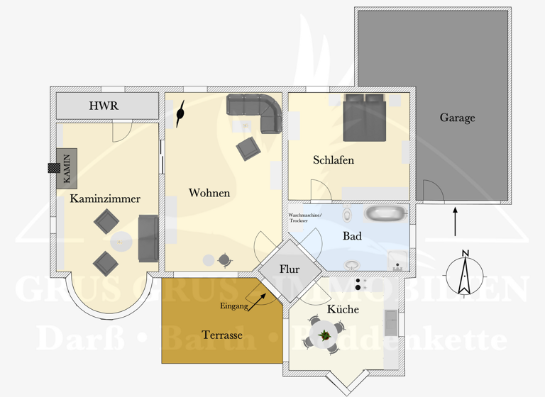 Bungalow zum Kauf 499.000 € 3 Zimmer 102 m² 846 m² Grundstück frei ab sofort Born a. Darß 18375
